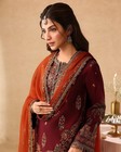 Asim Jofa 3pc Unstitched Wedding Suit 2026 Heavy Embroidered Chiffon Dupatta