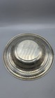 Wm A Rogers Antique Silver Plate Bowl   835 Pierced Lattice Edge   Vintage 12   