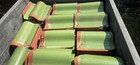 Lot Of 5 Each  Ludowici Clay Green Glazed Roof Tiles  Spanish S Style  Have Many