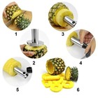 Slicer Peeler Cutter Pineapple Stainless Steel Fruit Corer Kitchen Tool Spiral