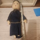 Vintage Hand Made Cloth Stuffed Doll  Chinese Boy   Man 11  High 