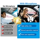 Car Stereo Microphone  3 5mm Universal External Handsfree Mic Compatible With   
