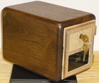 Vintage Post Office Box Door Bank gun Safe-size 2  grecian -walnut
