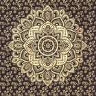 Handmade Fabric Art Indian Mandala Wall Hanging Decor Tapestry Poster Bohemian