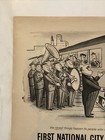 1959 First National City Bank Print Ad Travelers Checks Vtg 1950s William Steig