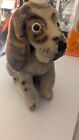 Vintage Rare Large Steiff Basset Dog With Collar And Named Stuffed Animal Toy