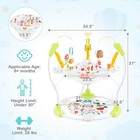 Baby Stationary Activity Center Infant Jumper With Removable Foot Pad