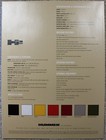Nos 2003 Hummer H2 Fold Out Brochure Poster 22  X 33  Sunset Orange H2