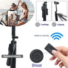 68  Professional Remote Selfie Stick With Cell Phone Holder Camera Tripod Stand