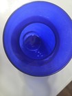 Vintage Cobalt Blue Glass Vase - See Pics For Vintage Wear