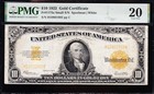 Very Nice Bold   Crisp Vf Fr1173a  small S n  1922  10 Gold Certificate  Pmg 20 