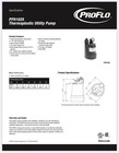 Proflo Thermoplastic 1 5 Hp Submersible Utility Pump - Pf91025