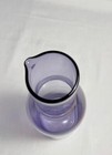 Vintage Glass Bottle Vase Purple