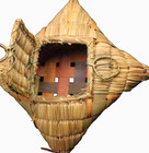 Antique Passamaquoddy Sweetgrass Pincushion Basket Native American