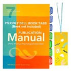 Durable Waterproof Apa Manual 7th Edition Tabs With Easy Install Bookmark Guide