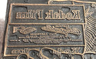 1920s Antique  kodak Film Cartridge Eastman  Camera Letterpress Printing Block