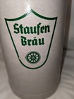 Vintage Staufen Brau 1l  Stoneware pottery Beer Stein   Mug