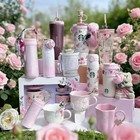 Pre Starbucks China 2026 Rose Garden Series Tumbler Bottle Mug Bearista