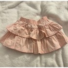 Vintage Oshkosh Skirt Pink Floral 8    Skirt For Infant