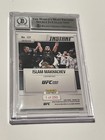 Islam Makhachev Signed Card Ufc Panini Instant Ip Slabbed Beckett Bas Auto A