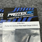 Protek Rc Ptk-7611 Aluminum Ride Height Gauge  3-20mm  Lot Of 2 New 