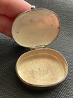Vintage Mexico 925 Sterling Silver Aztec Sun Stone Calendar Trinket Pill Box