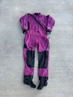 Kokatat Gore-tex Meridian Drysuit Size Lg Rescue Berry plumb Magneta