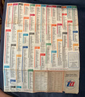 Vtg New York City Transit Authority Subway Map   Guide Train 19 X 16  Frame It  