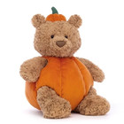 Jellycat Bartholomew Bear Pumpkin Large 14 Inch Plush Stuffed Animal Toy Nwt