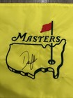 Dustin Johnson Signed Masters Flag Psa dna Coa Undated Golf Golfer 2020 Pga Open