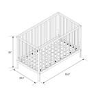 3-in-1 Convertible Crib Grows From Crib To Toddler Bed  Jpma Certified Safe