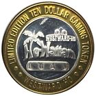 Silver Strike   10 Gaming Token  999 Fine Silver - Westward-ho  Las Vegas  Nv