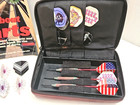 Vintage Darts Game Lot W  How To Book Flights Cases Tools   Collectors Pins