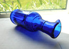 Stunning 16-sided Blue Master Ink  Base  3 Oz crude With Pot Stones On Top Lip 