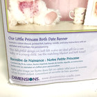 2007 Dimensions Lil Tots Felt Applique Our Little Princess Castle Birth Banner