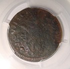 1652-1674 New Jersey St  Patrick Colonial Farthing Pcgs Vg Detail