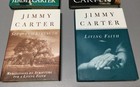 4     President Jimmy Carter Signed Books Bookplates Lot -- Hc Dj 1st Eds 