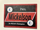 Phil Mickelson Autograph Asu Sun Devils Pga Hall Of Fame Hof Custom Card Signed