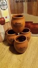 Jose Cuervo Traditional Tequila  Jarrito Clay Shot Glasses           Set Of 4