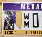 Nevada Specialty License Plate  18th Amendment  Wm 0110  Centennial Discontinued