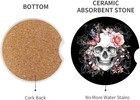 Britimes Car Coasters For Drinks Absorbent  2 Pack Cup Holders  2 56  Ceramic St