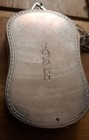 Vintage Sterling Silver Marked  Wristlet  etched 1928 And Letter Eteched