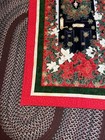 Handmade Christmas Quilt 54    X 34      2023
