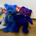 Ty Beanie Babies Bear Plush Lot Of 8 Different Bears Vintage 2000