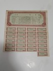 1936 Republic Of China Sun Yat-sen Government Bond 1000 Yuan W  Coupons     Rare