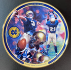 1999 Vtg Bradford Ncaa Notre Dame Collector Plate Ltd W coa  onward To Victory  