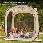 East Oak Screen House Tent Pop-up  Portable Screen Room Canopy Inst    Fast Ship