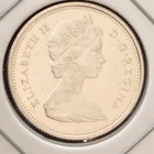 1968 Canada 25 Cents Silver Coin - Ms  mint State Uncirculated  Condition