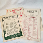 Lot Of 4 Vintage Holiday Christmas  Sheet Music Piano 1930s-1940s White Chistmas