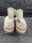 Vintage 1980s Converse All Star High Top Basketball Shoes Kid Sz 2 White Usa
